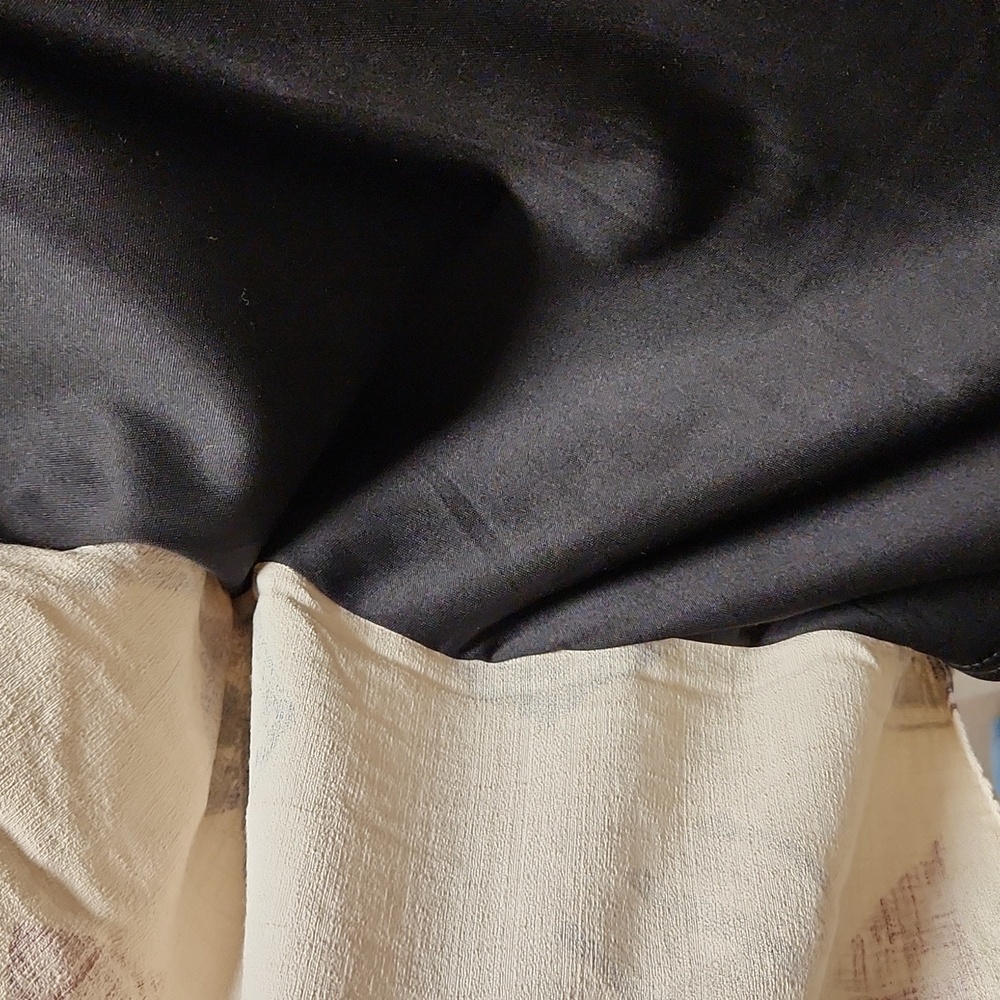 NYCC - vintage short sleeve geometric blouse/tank 1X - Picture 4 of 14